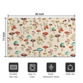thumbnail image 5 of Red Mushroom Line Light Pattern Door Rugs,Washable Non Slip Door Mats Indoor,Decorative Door Mats,Entry Mat Indoor for Entrance,Bedroom,Kitchen,Bathroom,17"x30", 5 of 6