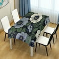 thumbnail image 4 of Yayeee Tablecloths 54" x 54" Rectangle Wrinkle Resistant Party Table Cover, Dark Floral, 4 of 8