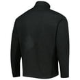 thumbnail image 3 of Men's Antigua Heathered Black Philadelphia Flyers Course Quarter-Zip Jacket, 3 of 4