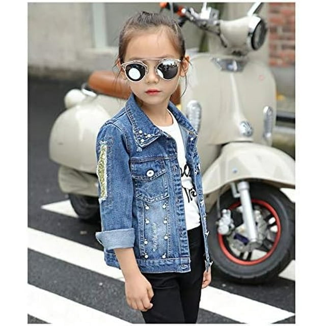Peacolate 2-11Y Little&Big Girls Pailletten Bovenkleding Borduurwerk