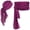 Burgundy, variant on Fldy Medieval Pirate Large Sash Scarf Bandana Headband Pirate Black One Size