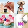 thumbnail image 4 of Vikakiooze Dog Bone Shaped Silicone Mold,4pcs Resin Silicone Keychain,Circle Dog Tag for Epoxy Resin,for Kitchen or Homemade Crafts DIY,Keychain Molds Silicone Kit, 4 of 9