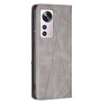 thumbnail image 3 of For Xiaomi 12 Prismatic Invisible Magnetic Leather Phone Case(Grey),iPhone 14 Pro, 3 of 7