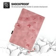 thumbnail image 7 of Dteck Folio Case for iPad 10th Generation 10.9 Inch, Multi-Angle Viewing Stand PU Leather Embossed Butterfly Soft TPU Back Cover with Card Slots & Pencil Holder Anto Sleep/Wake,Pink, 7 of 7