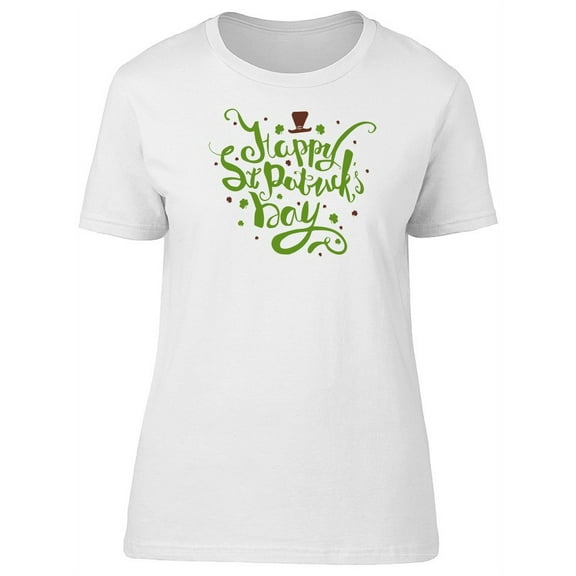 Irish Hat St Patricks Day T-Shirt Women -Image by Shutterstock, Female Large