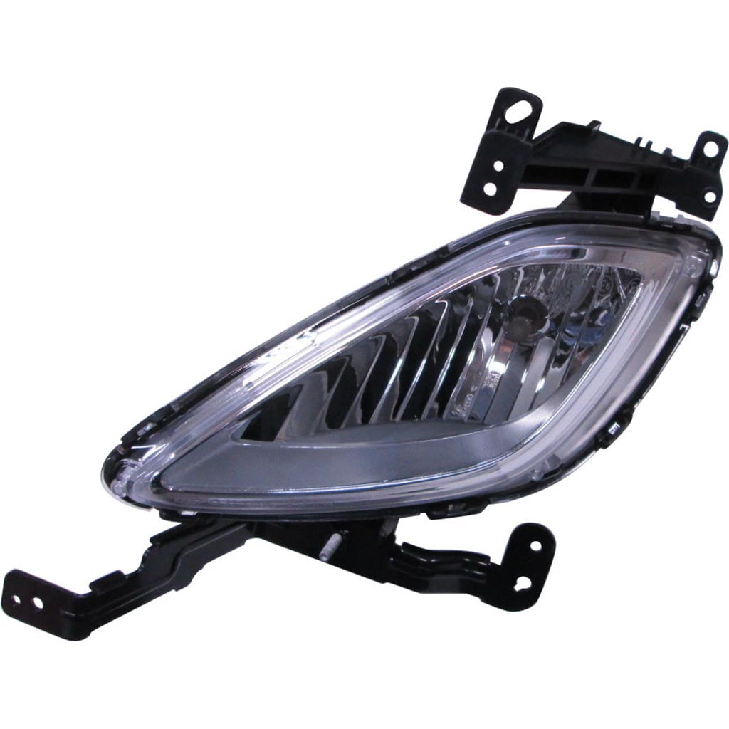 CarLights360 For 2011 2012 2013 HYUNDAI ELANTRA Fog Light Assembly Driver Side w/Bulbs