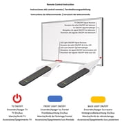 Elecsung 43 inches Mirror TV with LED Light 4K Screen Decoration Makeup LED Mirror webOS Built-in ATSC DTV Tuner Voice Control Alexa
