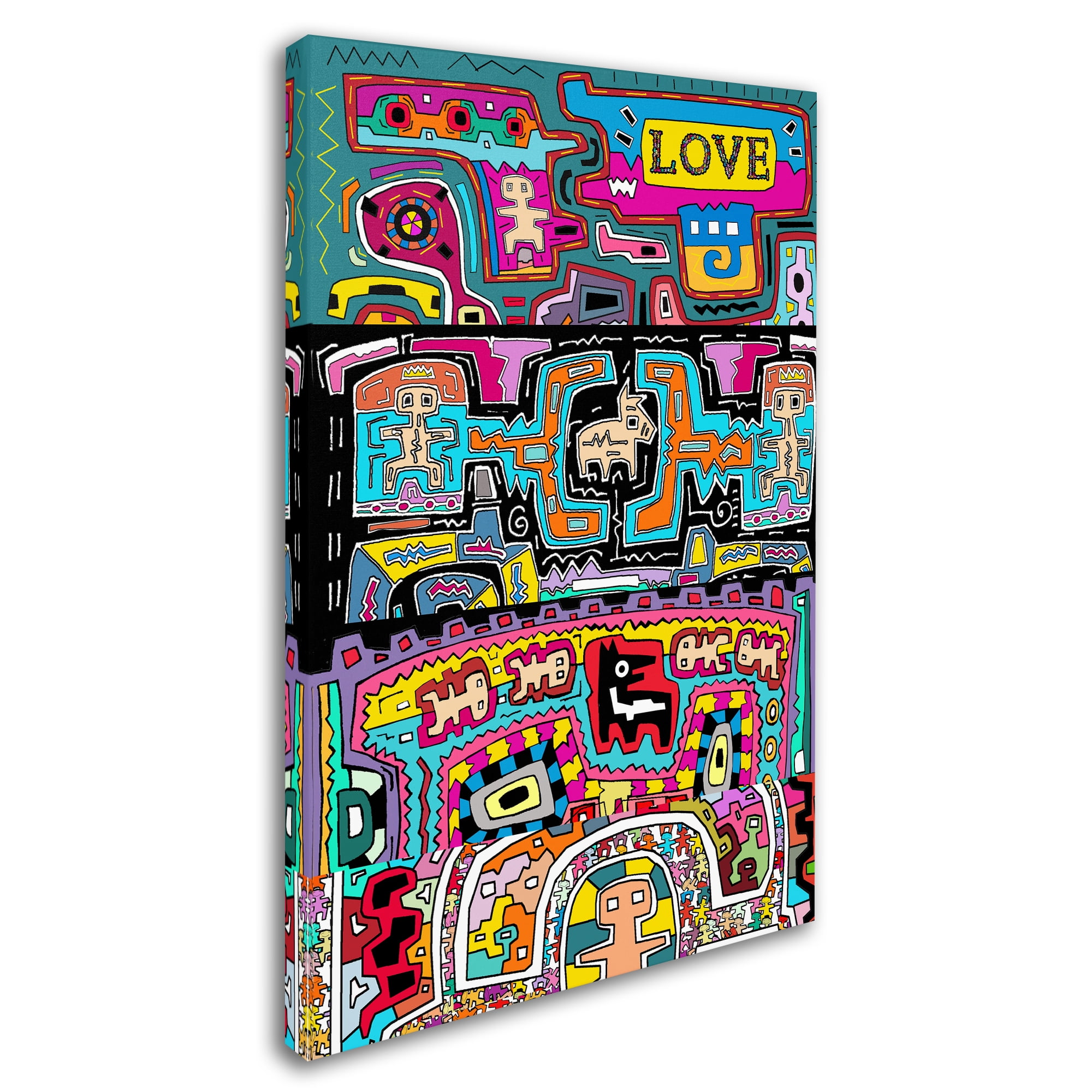 Trademark Fine Art 'Mixed Paintings' Canvas Art by Miguel Balbas