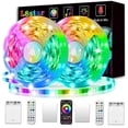 thumbnail image 1 of Tira de luces LED L8star de 4 m, funciona con pilas y control remoto, 1 of 7