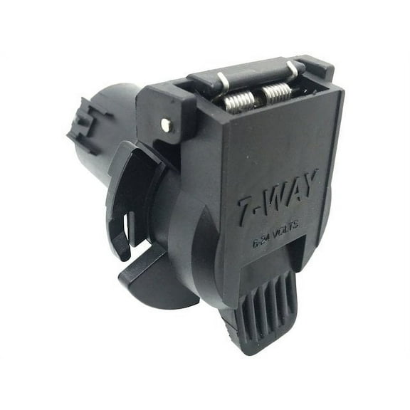 Trailer Hitch Plug - with 7-Way Connector - Compatible with 2001 - 2012 Chevy Silverado 2500 HD 2002 2003 2004 2005 2006 2007 2008 2009 2010 2011