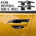 thumbnail image 1 of ​4X Carbon Fiber Outer door Handles Bowl Cover Trim for Honda HR-V HRV 2023-2024, 1 of 4