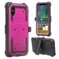 thumbnail image 2 of iPhone XS-MAX Case, [Built in Screen Protector][Full Body] [Heavy Duty Protection] [Kickstand] Shock Proof Phone Case for iPhone XS MAX (2018) Purple, 2 of 5