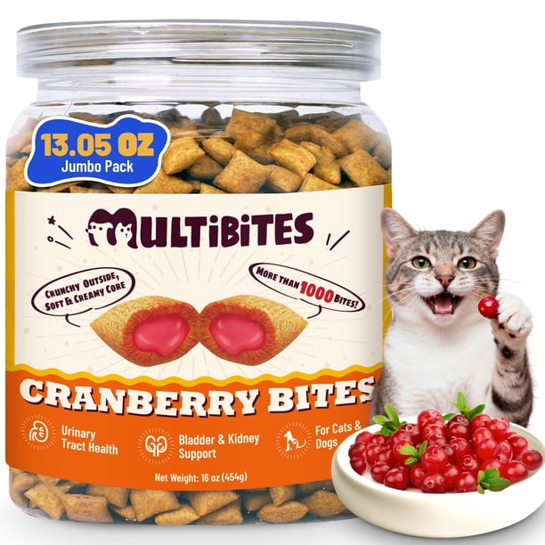 Cat Treats MULTIBITES para el tracto urinario, arándanos, 385 ml, pollo