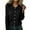 Black, variant on Women's Slim Button Down Cardigan Soft Everyday Jacket for Work and Casual Wear Black