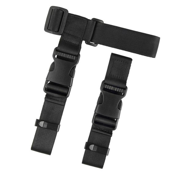 Heavy Duty Adjustable Luggage Strap with Buckles for Securing & Connecting Suitcases, Travel Bags Accessories