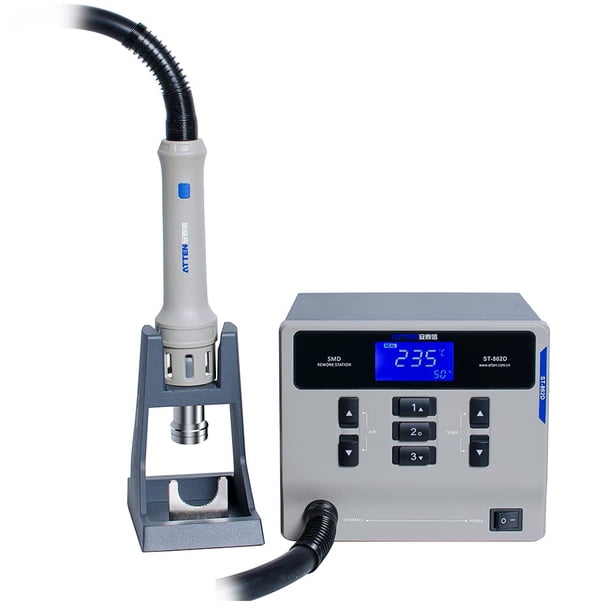 Pistola de aire caliente DIYPHONE ATTEN ST-862D 1000W 110V