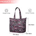 thumbnail image 4 of Pink Breast Cancer and Love Travel Tote Bags for Women Carry On,Large Weekender Bags for Women Travel,Multi Functional Duffle Bag for Work,Shopping,Sports, 4 of 5