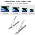 thumbnail image 4 of Adjustable Aluminum Folding Portable Laptop Stand - Lightweight Laptop Stand For Travel, 4 of 5