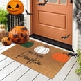 thumbnail image 2 of pdqouc Happy Halloween Decorative Seasonal Fall Halloween Party Floor Mat for Home Halloween Indoor Outdoor Welcome Mat for Halloween Decor Indoor Outdoor 16 X24 Inch, 2 of 7