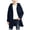 00#Navy797, variant on Byoo Toddler Boys Button Down Hooded Coat Classic Solid Color Fall Winter Windproof Warm Jacket for Kids