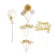 thumbnail image 2 of 17pcs Birthday Cake Picks Happy Birthday Decorative Topper for Party Celebrations, 2 of 2