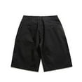 thumbnail image 4 of SOOMLON Mens Shorts Casual Classic Fit Summer Beach Shorts Zipper Bohemian Shorts Workwear Shorts Slim Fit Straight Leg Pants Outdoor Sports Shorts Black S, 4 of 4