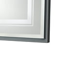 thumbnail image 4 of 40*30 Inch LED Bathroom Beveled Mirror: 3000-6000K Front & Backlit, 3-Color Dimmable, IP54 Enhanced Anti-Fog, Wall Mount with Hanging Plates, 4 of 7
