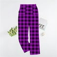 thumbnail image 5 of 2026 Winter Women Plus Size Pajama Pants Plaid Comfy Lounge Pj Pants Sleep Bottoms Flannel Pajamas Pant with Pockets, 5 of 5