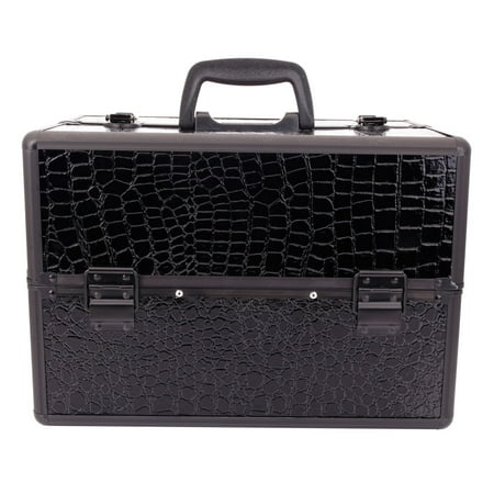 Zimtown Makeup Train Case High-end Portable Foldable Inner Layers Cosmetics Storage Case