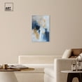 thumbnail image 3 of Morning Dew Blue Abstract Canvas Wall Art by Art Remedy, White Floater Frame, 24"x36", 3 of 7