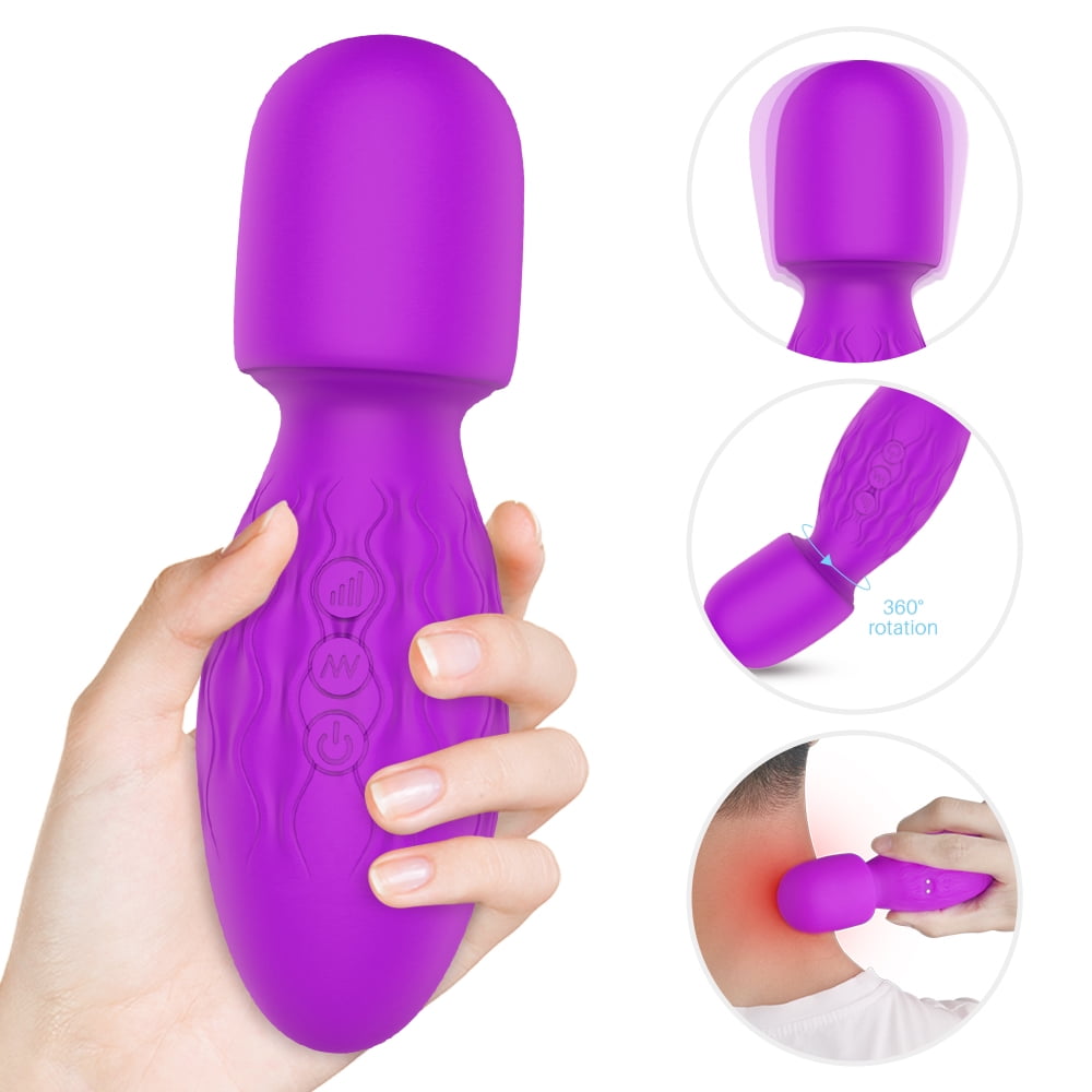 DARZU Mini Handheld Massager Vibrator Toy, Deep Tissue Massager for Full Body