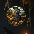 thumbnail image 4 of Birdeem Acrylic Hanging Sign Hallowen Luminous Skull Hanging Sign Decoration, 4 of 8