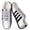 Silver, variant on Knivor Slip On Casual Sneakers for Women Elastic Crisscross Strap Low Top Fashion Sneakers Non Slip Flat Lightweight Retro Walking Casual Shoes