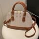 thumbnail image 3 of Bolsas de mensajero Bolsa de concha hecha a mano Moda Simple Portátil Verano Bolsas con asa superior, 3 of 9