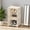 White_Base#870, variant on Concise Multi-Layer Shoe Rack, 4-Tier Adjustable Plastic Shoe Storage Organizer Shelf, Space-Saving Stackable Cabinet for Entryway, Dorm, Bedroom, Black or White, 22x11x10 Inches