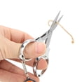 thumbnail image 4 of Mini Folding Safety Scissors Keychain, Stainless Steel Folding Scissors Portable Pocket Key Chain Scissor Decoraitons for Sewing Embroidery Cutting Fishing Thread, 4 of 7