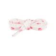 thumbnail image 2 of INSPIRE CHIC Flat Shoestrings Heart Printed Shoe Lace for Sneakers 1 Pair White Pink Heart 160cm/63", 2 of 5