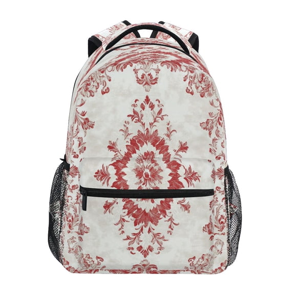 DIXRUYEE Backpack Schoolbag Rose Garden Elegance Pattern 15L/18L 2-SIZE