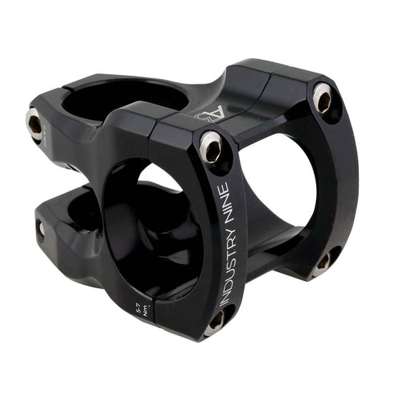 Industry Nine A318 Stem - 40mm, 31.8mm Clamp, /-4.4, 1 1/8", Aluminum, Black