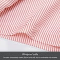 thumbnail image 6 of Shirts for Men Short Sleeve Striped T-Shirt Summer Button Down Lapel Tops Fashion Loose Fit Lightweight Tees, 6 of 7