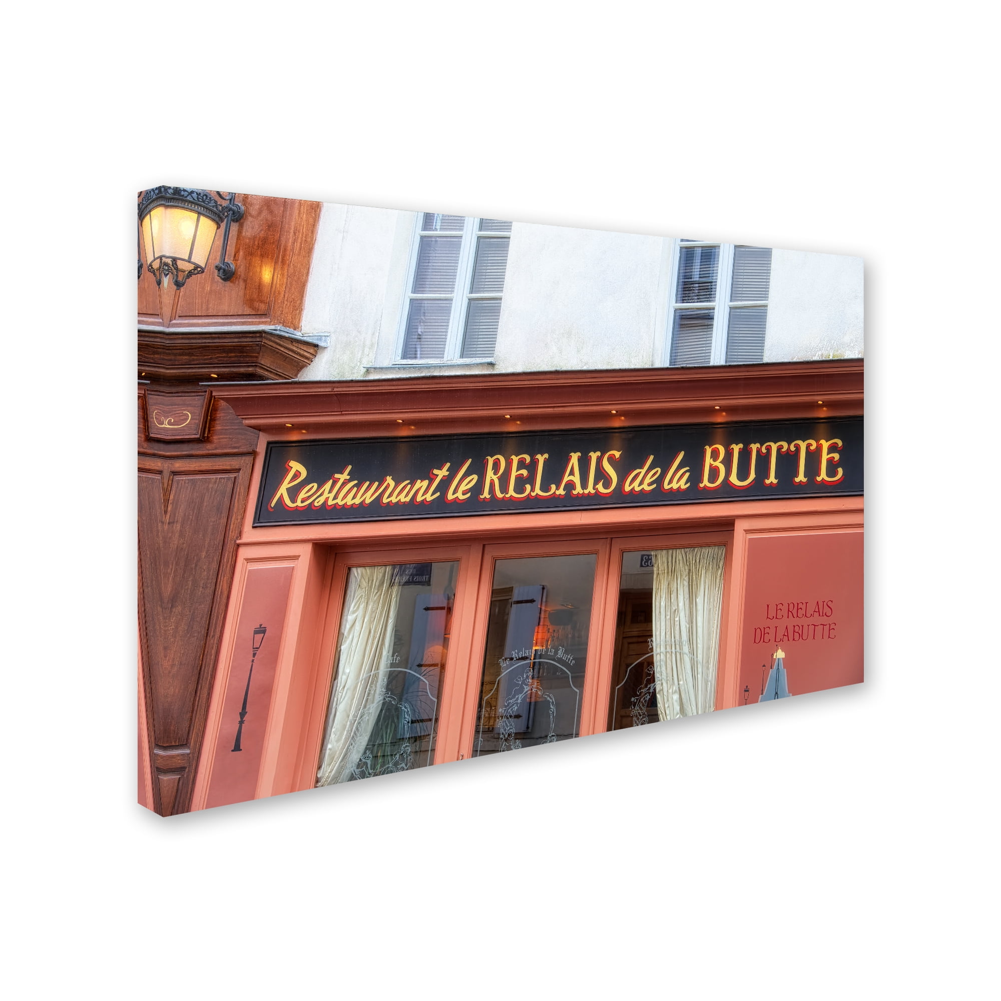 Trademark Fine Art 'Relais de la Butte Restaurant' Canvas Art by Cora Niele