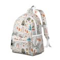 thumbnail image 2 of Boho Bohemia Rainbow Backpack for School,Cute School Bag,Schoolbag with Adjustable Shoulder Straps & Padded Back,13.4"x11"x4.7", 2 of 6