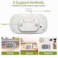 thumbnail image 3 of Asoricing Digital Refrigerator Thermometer 2 Pack, Thermometer Refrigerator with Large LCD Screen, Stand and Magnetic Back, for Room,Kitchen(White), 3 of 8