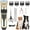 Gold, variant on Dog Clippers, USB Rechargeable Cordless Dog Grooming Kit, Low Noise Electric Pets Hair Trimmers, Quiet Washable Shaver Clippers Shears for Thick Coats Dogs Cats with LED Display, 4 Comb Guides