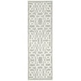 thumbnail image 2 of SAFAVIEH Cambridge Norbert Geometric Wool Runner Rug, Silver/Ivory, 2'6" x 8', 2 of 7