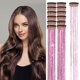thumbnail image 1 of Kit de 12 piezas de oropel con purpurina para el cabello Yuxing Rosa, 1 of 5