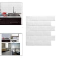 thumbnail image 3 of Papel de pared autoadhesivo Baoblaze 3D geométrico a prueba de aceite 30.5X30.5cm, 3 of 5