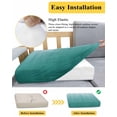 thumbnail image 5 of Teal Green Ombre Couch Cushion Covers Stretch, Washable Sofa Seat Covers Individual Seat Cushion Sofa Slipcovers Contemporary Gradient Abstract Art Couch Cover Furniture Protector M-1PCS, 5 of 7