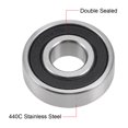 thumbnail image 2 of Rodamientos de Bolas de Acero Inoxidable S6000-2RS 10x26x8mm Doble Sellado 6000RS, 2 of 4
