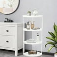 thumbnail image 4 of dajkiuy 4 Tier Corner Bathroom Countertop Organizer, Vanity Tray for Makeup Perfume Organizer, Plastics Counter Bathroom Storage and Organization, 4 of 6